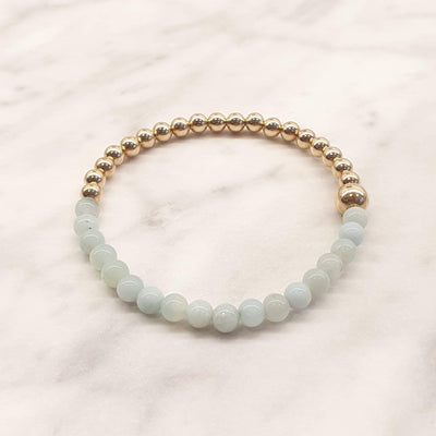 Jade Amazonite Half