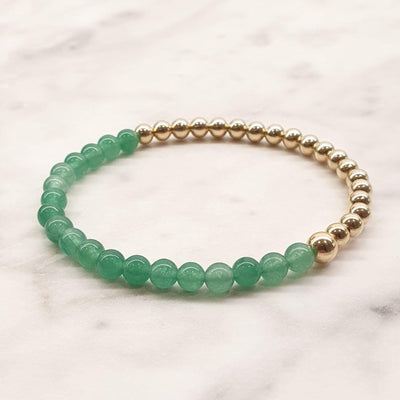 Green Aventurine Half